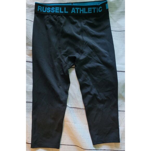 Russell Athletic Boys' Compression 3/4 Tights Sz M (10/12) - Picture 2 of 4